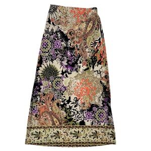 Women’s Boho Paisley Maxi Skirt – Size XS